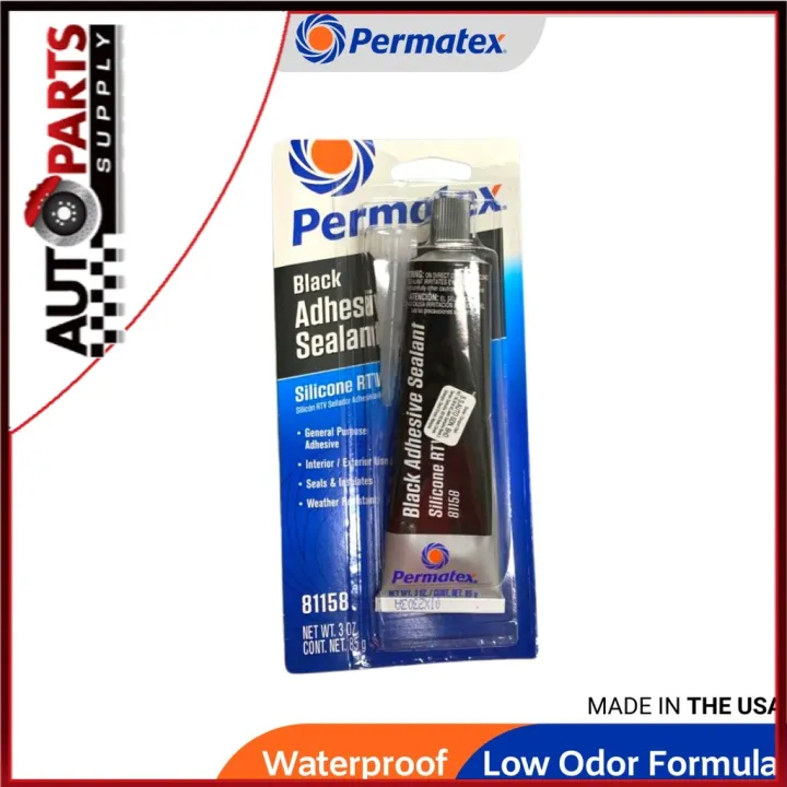 PERMATEX BLACK SILICONE ADHESIVE SEALANT Lazada