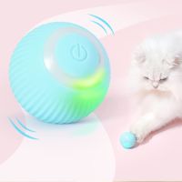 〖Love pets〗 New Electric Cat Toys Smart Cat Ball Automatic Rolling Ball Cat Interactive Toys Training Self moving Kitten Toy Indoor Playing