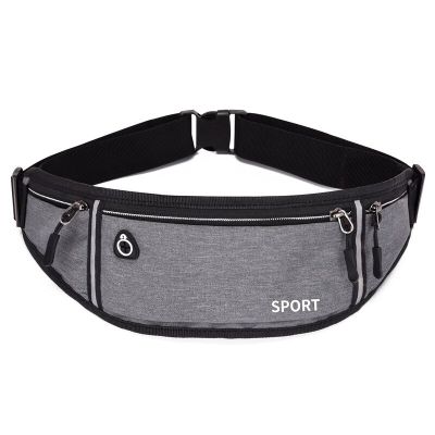 Hot Sale Sport Hip Fanny Packs Outdoor Gym Belt Portable Bag Waist Waterproof Unisex Running Belly Bag With Reflective Tape Running Belt