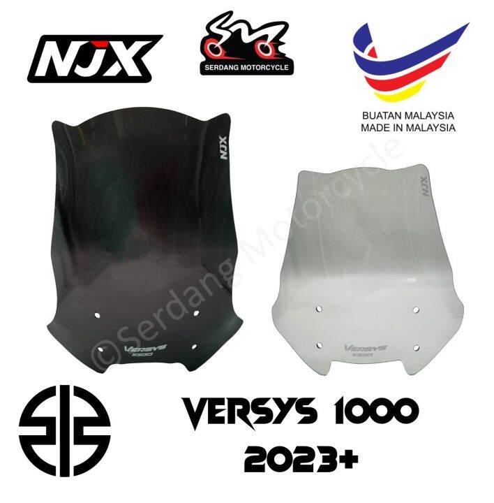 NJX KAWASAKI VERSYS 1000 (2023+) Windshield Windscreen Cap Cowling ...