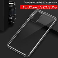 Sarung ponsel bening TPU lunak pelindung silikon transparan untuk Xiaomi 11T Pro 12T mi 11 Lite 5G NE Mi 13 Ultra Pro Mi 12 Mi11 13 Lite