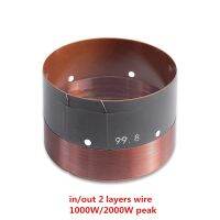 99.8mm Speaker Subwoofer Voice Coil 1000W 15"Bass 18"Subbass Repair Part 2 Layers Wire In Out With Copper Wire Glassfiber Former