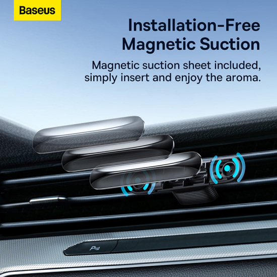 Baseus mini metal car air freshener for auto interior accessories car - ảnh sản phẩm 4