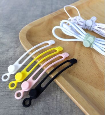 【CW】 Data Cable Storage Winder Tie Wire Harness Finishing Lanyard Silicone Organizer