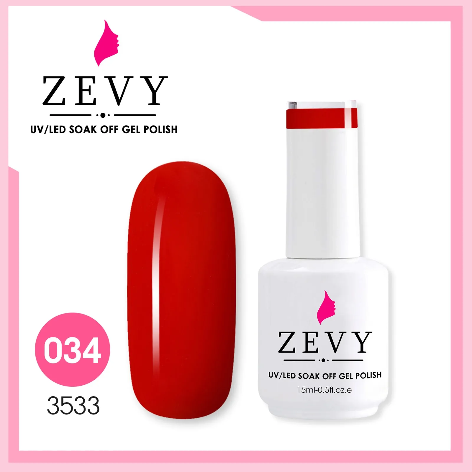 High Quality 15ml LED Soak Off Zevy Gel Polish Nail Polish For Manicure And Pedicure Nail Salon Spa Use Home Use UV Gel Nail polish code 3533 034 | Lazada PH High Quality 15ml LED Soak Off Zevy Gel Polish Nail Polish For Manicure And Pedicure Nail Salon Spa Use Home Use UV Gel Nail polish code 3533 034 | Lazada PH