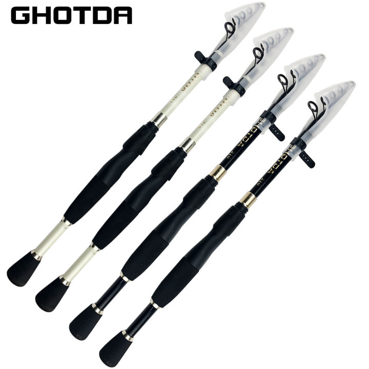 ghotda-ใหม่-escopic-เหยื่อ-rod-1-6m-1-8m-2-1-2-4m-สายคาร์บอนไฟเบอร์-spinning-rod
