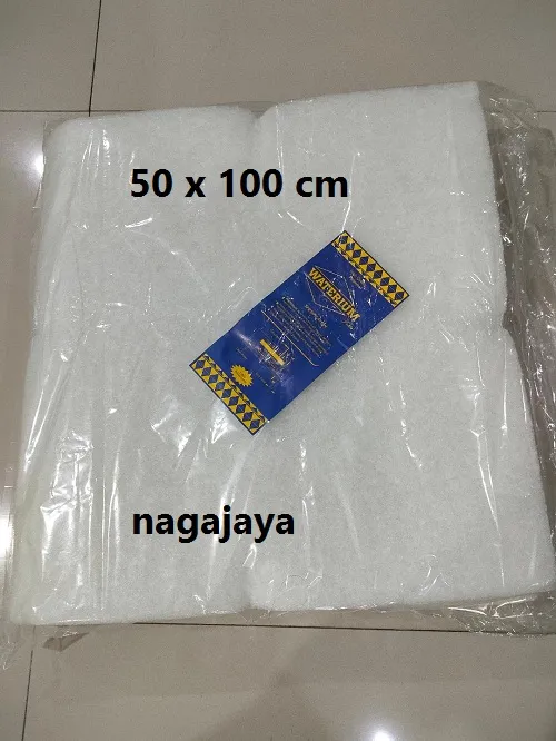 Kapas filter tebal Busa filter aquarium 50 x 100 cm untuk Media Filter