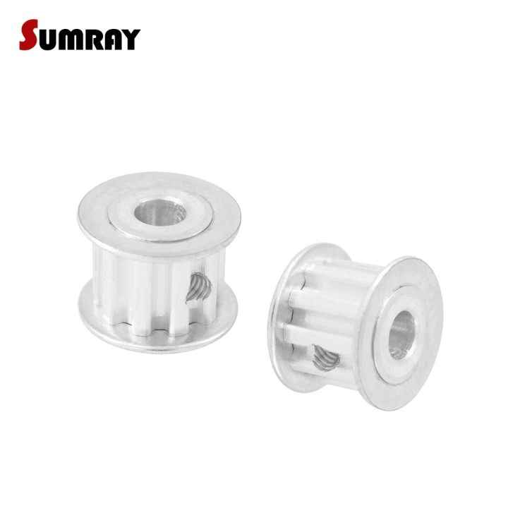 【CW】 2PCS 10T Timing Pulley 4/5/6/6.35/8mm Inner Bore Motor 11mm Width for Machine