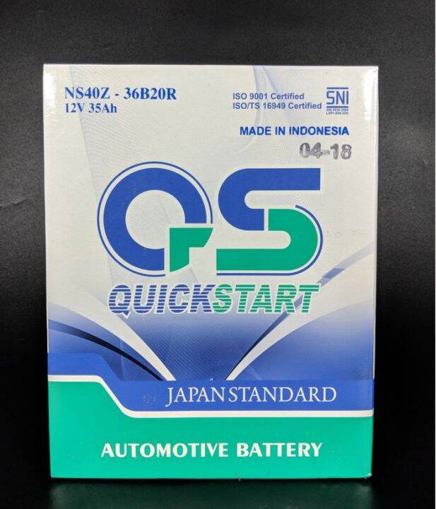 Aki QS NS 40 Z Dry Charged | Lazada Indonesia