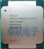 E5-2666V3 Intel Xeon ของแท้ E5-2666 V3 2.90GHz 25M 10คอร์22NM LGA2011-3 135W E5 V3โปรเซสเซอร์ E5 Gubeng 2666V3