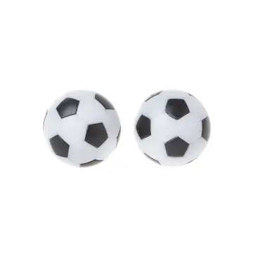 6pcs 32mm Table Soccer Foosball Fussball Football Machine Accessories  Replacements Mini Black and White Ball Kids