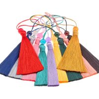 【YF】☫❄  3-15Pcs 7cm Hanging Rope Silk Tassel Fringe Crafts Chain Earring Hooks Pendant Jewelry Making Supplies Accessories