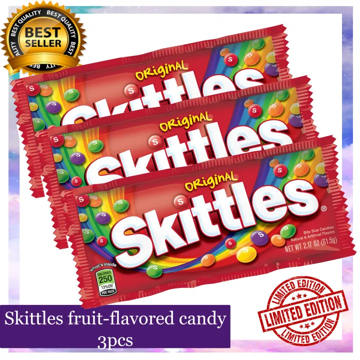 Skittles Fruit-flavored Candy 3pcs 