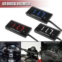 Mayitr 1pc 12V Voltage Detection Meter 3 digit Digital LED Display Voltmeter Waterproof Car/Motorcycle Mini Panel