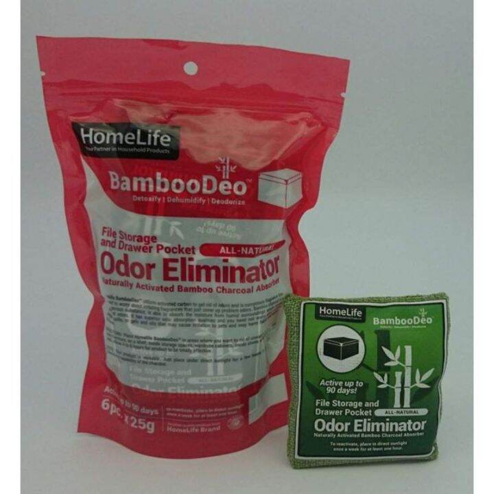 Homelife File Storage and Drawer Pocket Odor Eliminator 6pc x 25g