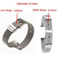 AAA High quality Quick release Watch band  Stainless steel Mesh strap 10mm 12mm 14mm 16mm 18mm 20mm 22mm ремешок для часов Straps