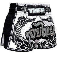 กางเกงมวยไท กางเกงกีฬา กางเกงมวย ทัฟฟ์ TUFF BOXING SHORTS RETRO STYLE POLYESTER "GREAT HONGSA" MUAY THAI MMA BOXING KICKBOXING