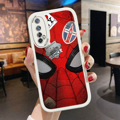 เคสโทรศัพท์สำหรับ Realme 7 Realme 7i Realme 8 5G Realme 8 Pro เคสลายการ์ตูนสไปเดอร์แมนเคสนิ่มหนังเคส