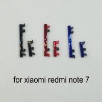 อะไหล่ Xiaomi Redmi Note 7ปุ่มปรับระดับเสียงเปิดปิดใหม่สำหรับกรอบกรอบโทรศัพท์ดั้งเดิมคีย์ด้านข้าง