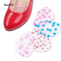 Half-dot Pad Womens High-top Shoe Pad Pain-resistant Crystal Sticky High-heeled Non-slip Shoes Half-size Insole Pointed Insole