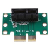 PCI-E PCI Express X1อะแดปเตอร์การ์ดไรเซอร์ PCIE X1 To X1แปลงสล็อต90องศาสำหรับ1U พัดลมประกอบเคสคอมพิวเตอร์