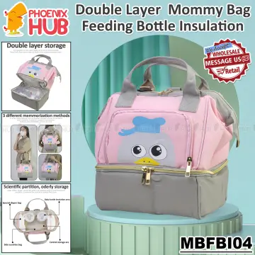 Baby Diaper Bag Mommy Bag Multifunctional Breast Milk Preservation Bag  Portable Food Storage Insulation Bag Backpack 