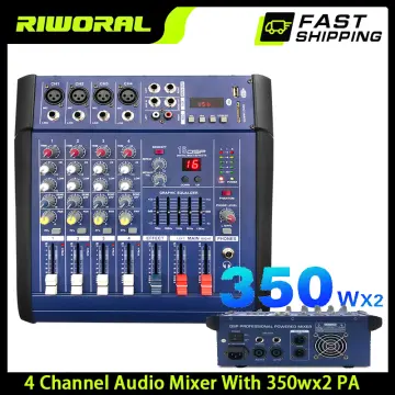 Shop Bomge 4 Channel Audio Sound Mixer 16 Dsp Echo Dj Interface Mixing  Console Karaoke online - Jan 2024