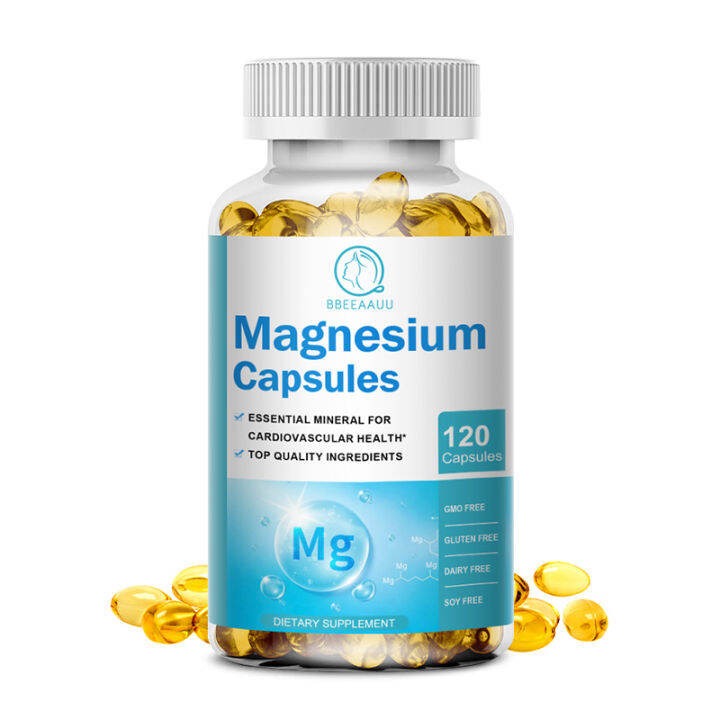 Magnesium (glycinate) capsules relieve nerve pressure and muscle