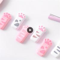 Cute Altered Tape Roller Glue Correction Tape Creative Stationery Solid Color School Office Supplies Cat Claw Correction Student Correction Liquid Pen