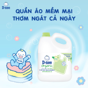 Nước giặt Dnee 3L Organic Aloe Vera hàng chính hãng Thái Lan Nước giặt xả