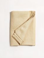 CLASSIC LINEN TABLECLOTH - BUTTER YELLOW ผ้าปูโต๊ะลินินขอบพับแบบคลาสสิก