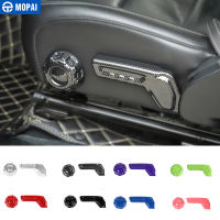 MOPAI Car Seat Adjustment Knob Handle Decoration Cover Accessories for Jeep Wrangler JL 2018 for Jeep Gladiator JT 2018+