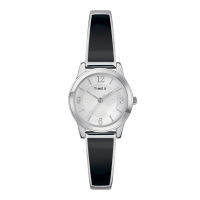 Timex TW2R92700 Main Street นาฬิกาข้อมือผู้หญิง Black/Silver