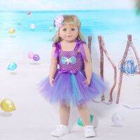 [COD] Cross-border childrens mermaid show tutu female baby one-year-old princess dress new photography