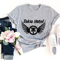 เสื้อยืดโรงแรม Tokio การ์ตูนญี่ปุ่นฤดูร้อนสำหรับผู้หญิงเสื้อยืดกราฟิกสำหรับผู้หญิง