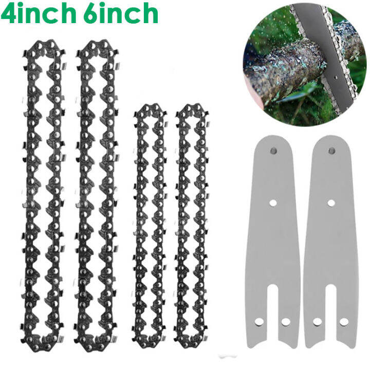 【CW】4 6 Inch Chain for Chainsaw Guide Parts Mini Electric Chain Saw