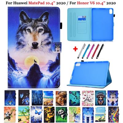 For Huawei MatePad Mate Pad 10.4 Case BAH3 AL00 BAH3 W09 Tablet Cover for Funda Huawei MatePad 10.4 10 4 Case Honor V6 Caqa Pen