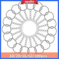 N52P3DTN 10/20/30/50/100pcs เครื่องประดับเครื่องประดับ DIY Dia 25mm พวงกุญแจโลหะ พวงกุญแจ ด้วย Open Jump Ring แหวนแยก