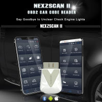 NexzScan II Professional Bluetooth OBD2 Scanner:OBD2 Scanner Diagnostic Tool,Auto Check Engine Code Reader,Car Code Reader,Battery Test,for Both iOS and Android