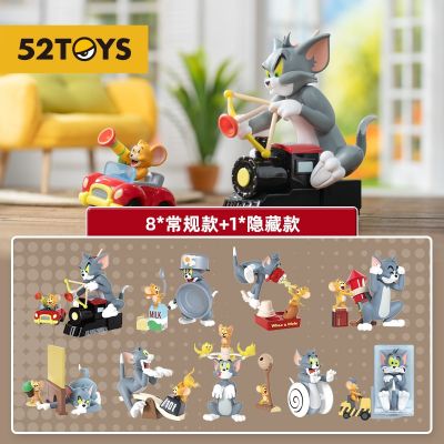 52TOYS Blind Box Tom and Jerry Brawls, cute Figures, Desktop Decoration, Collectible Toy, Anime Merch