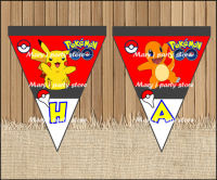 Pokemon Go Banner Baby Shower Pokemon Go Birthday Party Decorations Kids Event &amp; Party Supplies Trianglees Party Printable