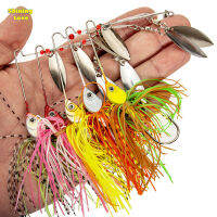 ShiningLove Fishing Lures Spinnerbait Spinner Baits Kit Hard Metal Multicolor Buzzbait Spinnerbait Jigs For Bass Pike Trout Salmon