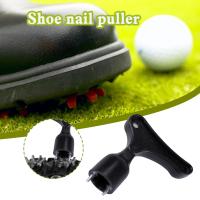 Golf Shoe Spike Nail Puller Utility Plastic Black Golf Aid Removal Training Club Cleat Nail Wrench Tool Accessory K9U3