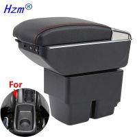 For Ford Fiesta MK7 Armrest Box 2009-2017 Central Store Centre Console with cup holder car-styling products accessories part Pipe Fittings Accessories