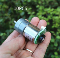 เกียร์มอเตอร์เกียร์ DC 6-12V 64รอบต่อนาที,ใหม่อัตราส่วนลดเกียร์1:110พร้อมตัวเข้ารหัส Y จำนวน10ชิ้น