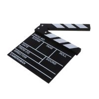 【❗】 RedWa MALL 2022ฟิล์มกรรมการ S Clapper Board ฉากภาพยนตร์ Clapboard อุปกรณ์ถ่ายภาพ