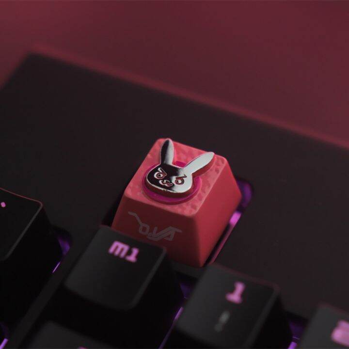 keycap-ปุ่มกดคีย์บอร์ด-โลหะผสม-ลายเกม-lol-dva-ow-eva-pikachu-superheroes-spider-man-iron-man-เหมาะกับของขวัญ