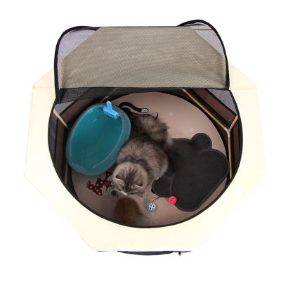Cage Yard Tent Travel Waterproof Zippered Oxford Cloth Home Large Dogs Cats Outdoor Playpen Fence Portable Foldable