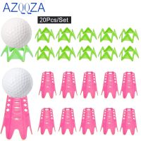 Plastic Golf Tees 20Pcs Golf Simulator Tees(10 Tall &amp; 10 Small) for Home  Outdoor Indoor Golf Tees Simulator Practice Training Towels