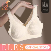 ELES ใหม่ Bras แบบไม่มีรอยต่อสำหรับผู้หญิงเซ็กซี่ไร้สาย Bralette เบาะ Comfort ชุดชั้นในนุ่ม Push Up Bra ชุดชั้นในสายคล้องไหล่กว้าง